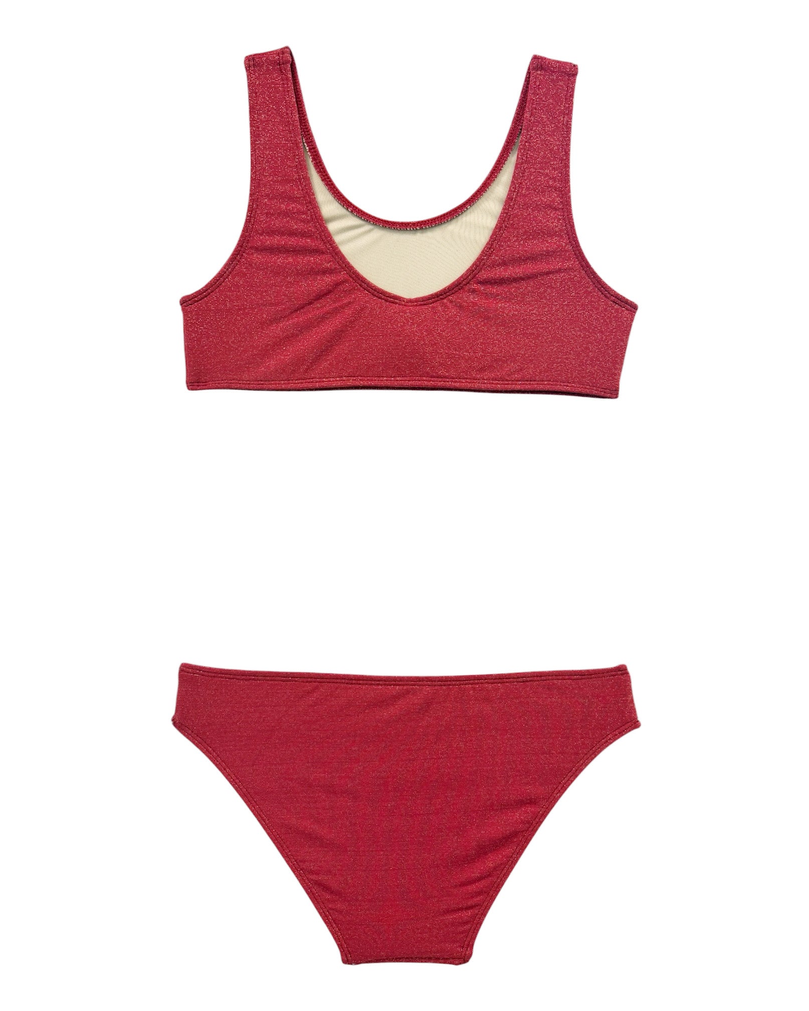 2 PIECES LILA CHERRY LUREX