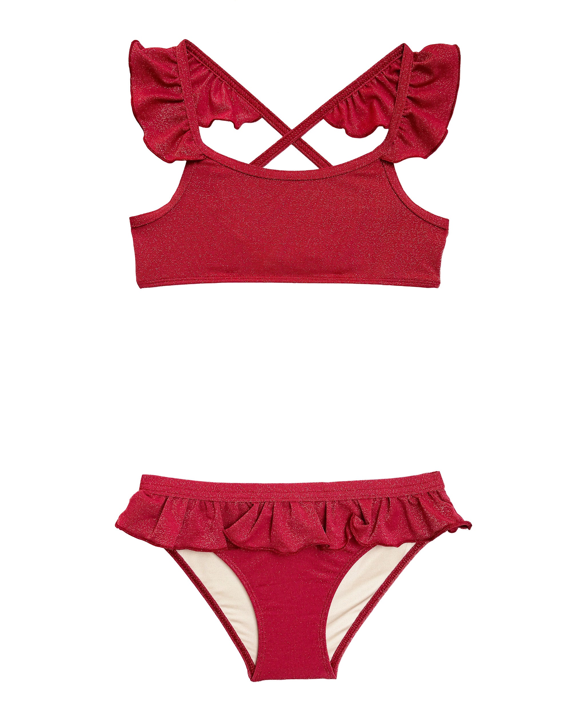 2 PIECES AINOA CHERRY LUREX