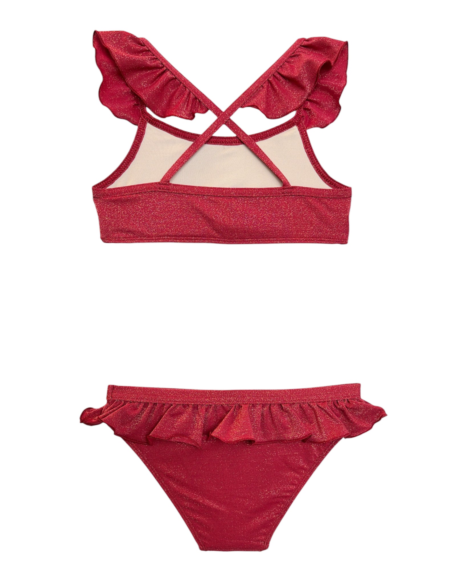 2 PIECES AINOA CHERRY LUREX