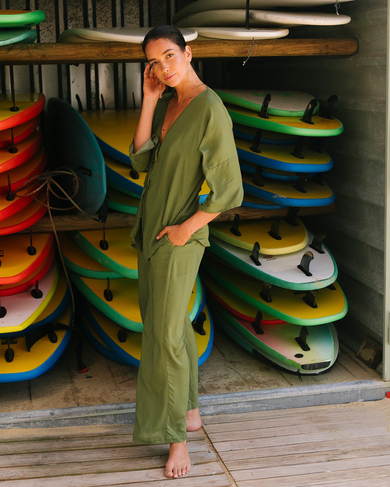 FIONA KHAKI PANTS